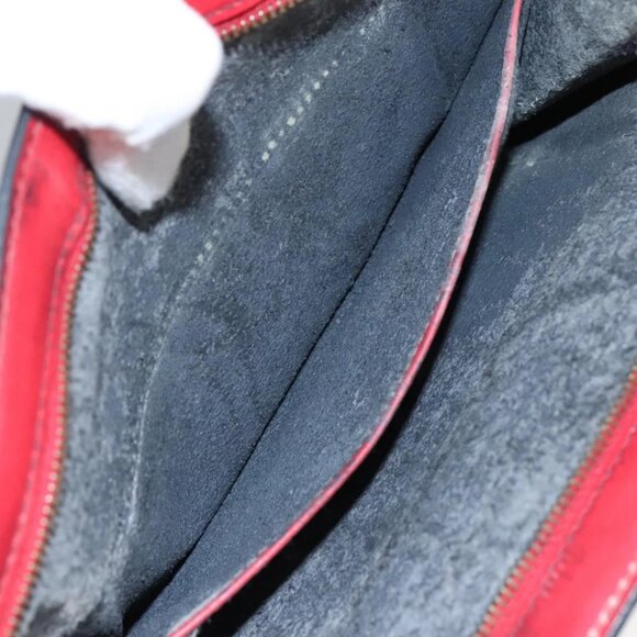 LOUIS VUITTON Epi Trousse Crete Clutch Bag Red M48407 LV Auth 108169 - Picture 3 of 16